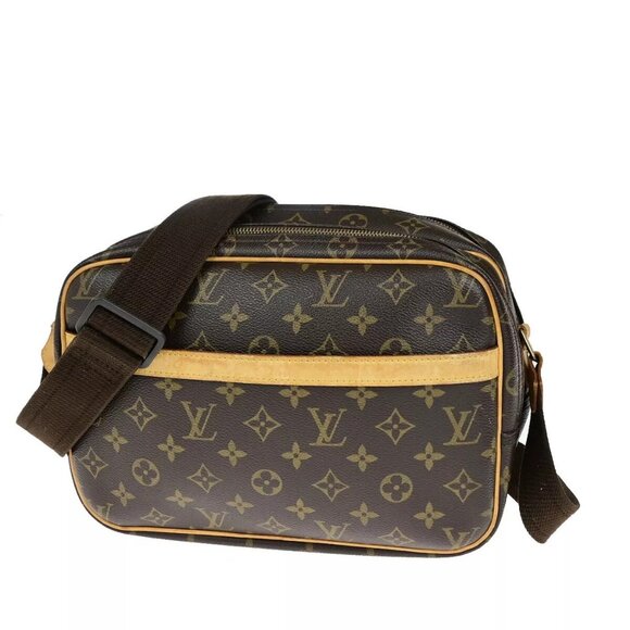 Auth LOUIS VUITTON Reporter PM Crossbody Shoulder Bag Monogram Leathe - Picture 1 of 16
